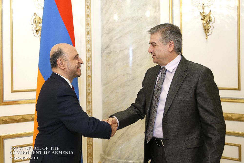 Կարեն Կարապետյանն ընդունել է Հայկազյան համալսարանի ռեկտորին