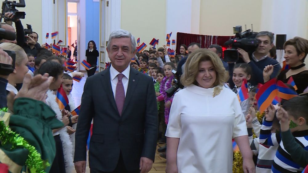Նախագահի ու նրա տիկնոջ հյուրերն այսօր փոքրիկներն էին