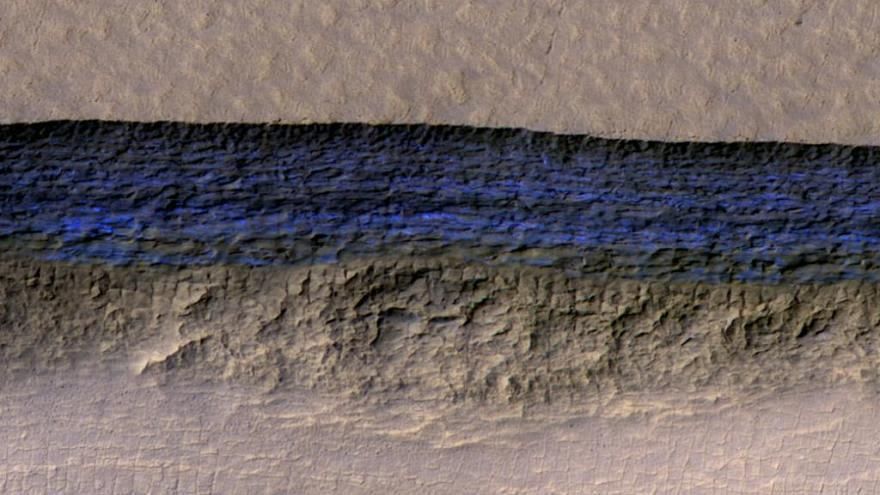 Մարսի վրա սառցե հսկա կտորներ են հայտնաբերվել. ՆԱՍԱ