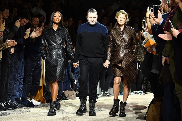 Քեյթ Մոսը և Նաոմի Քեմփբելը՝ Louis Vuitton-ի աշուն-ձմեռ 2018/2019 հավաքածուի ցուցադրությանը