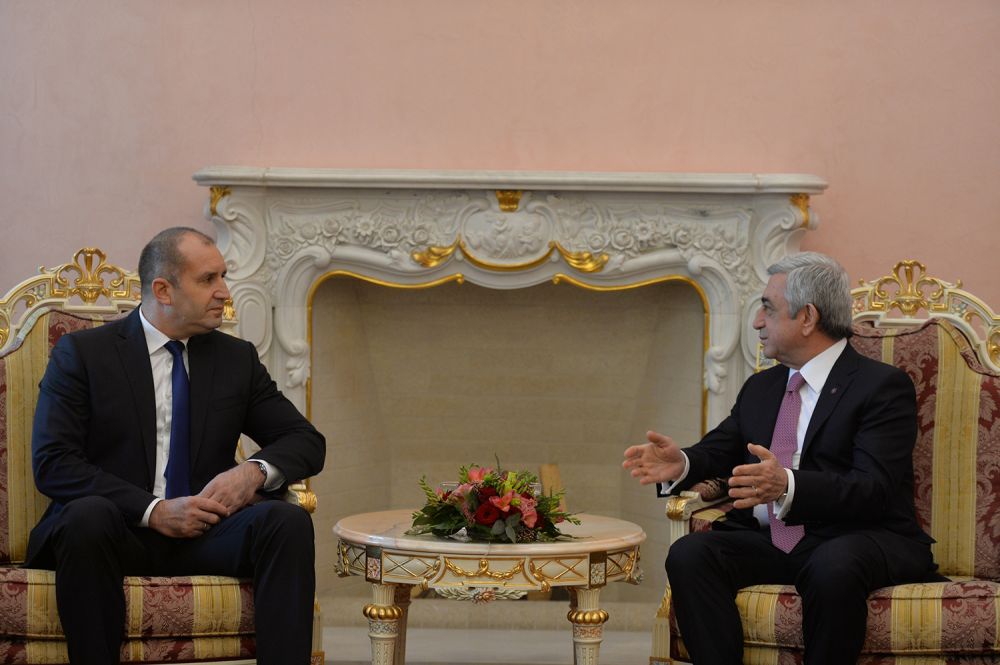 Հայաստանի և Բուլղարիայի նախագահներն առանձնազրույց են ունեցել