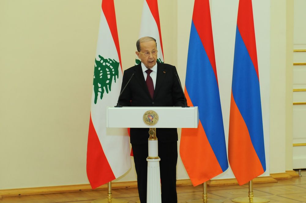 Ի պատիվ Լիբանանի նախագահի՝ Սերժ Սարգսյանի անունից տրվել է պաշտոնական ճաշ