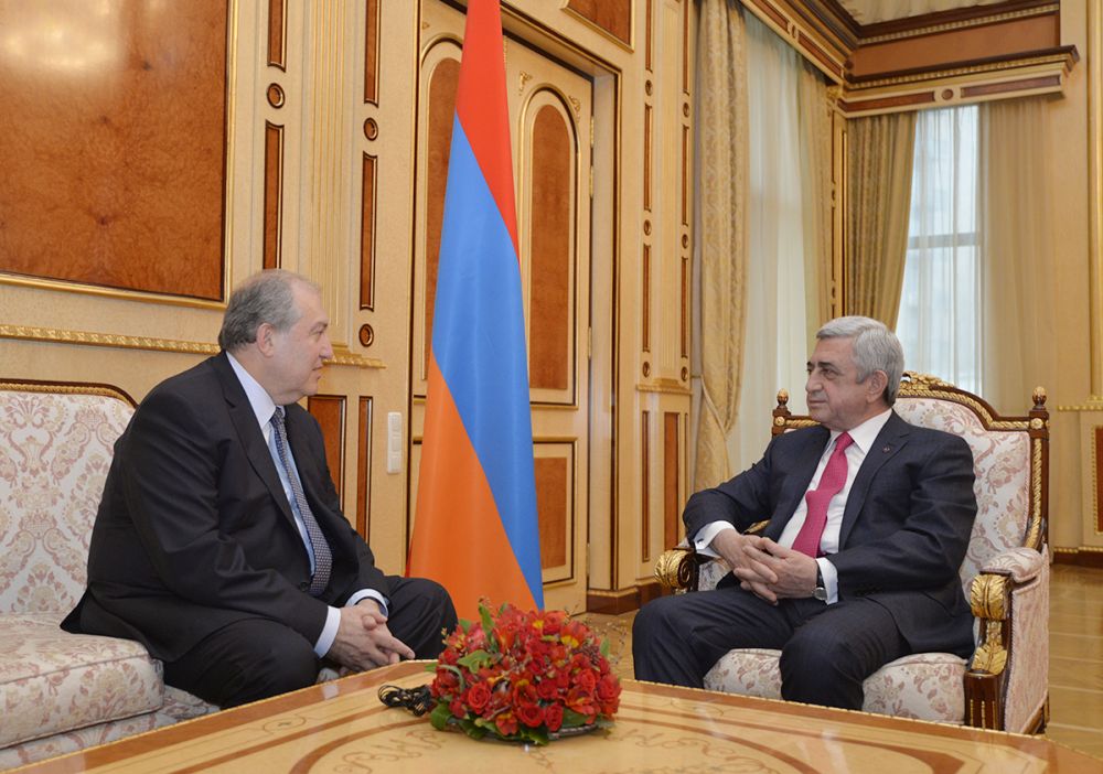 Ես ուղղակի համոզված եմ, որ ամեն ինչ լավ է լինելու. Սերժ Սարգսյանն ընդունել է Արմեն Սարգսյանին
