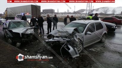 Խոշոր ավտովթար Ապարանում, կա 5 վիրավոր