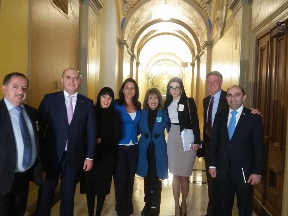 ԱԺ պատգամավորները հանդիպել են ԱՄՆ Կոնգրեսի հայկական հարցերով հանձնախմբի ներկայացուցիչների հետ