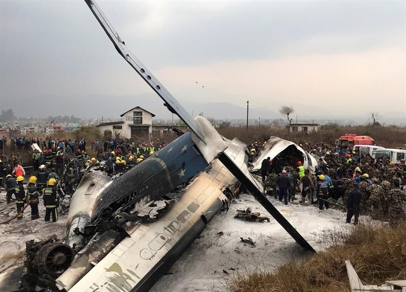 Նեպալում վթարված ինքնաթիռի ուղևորներից առնվազն 38-ը զոհվել է