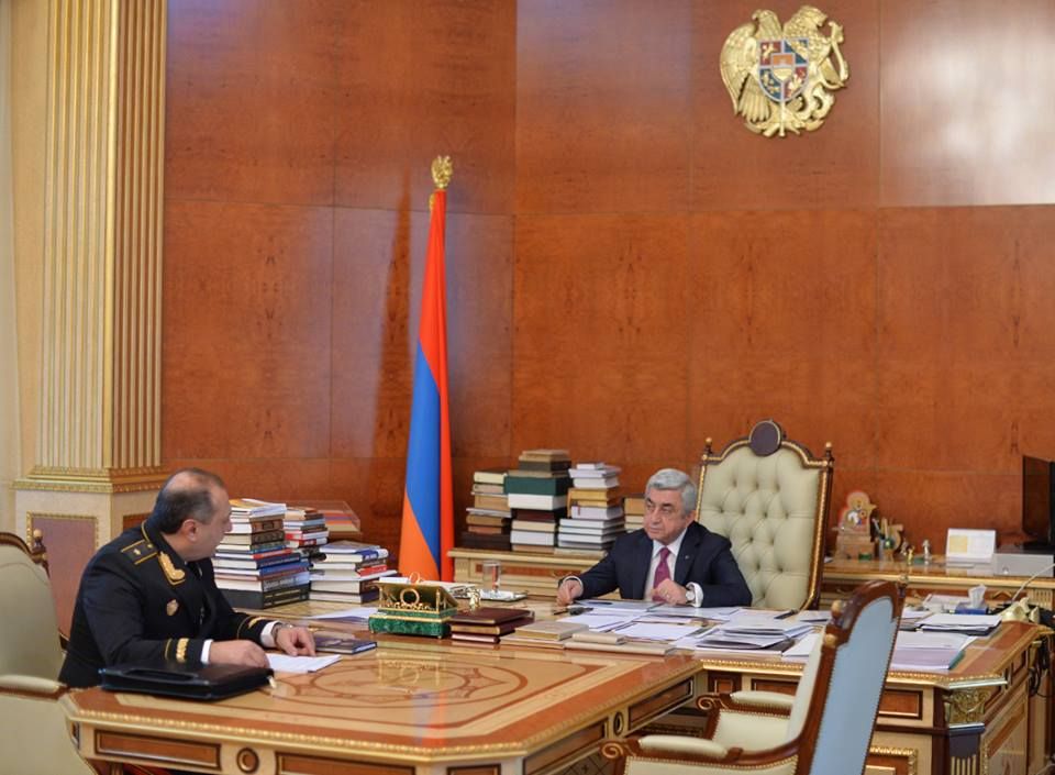 Գլխավոր հարկադիր կատարողը նախագահին զեկուցել է կատարված աշխատանքների մասին