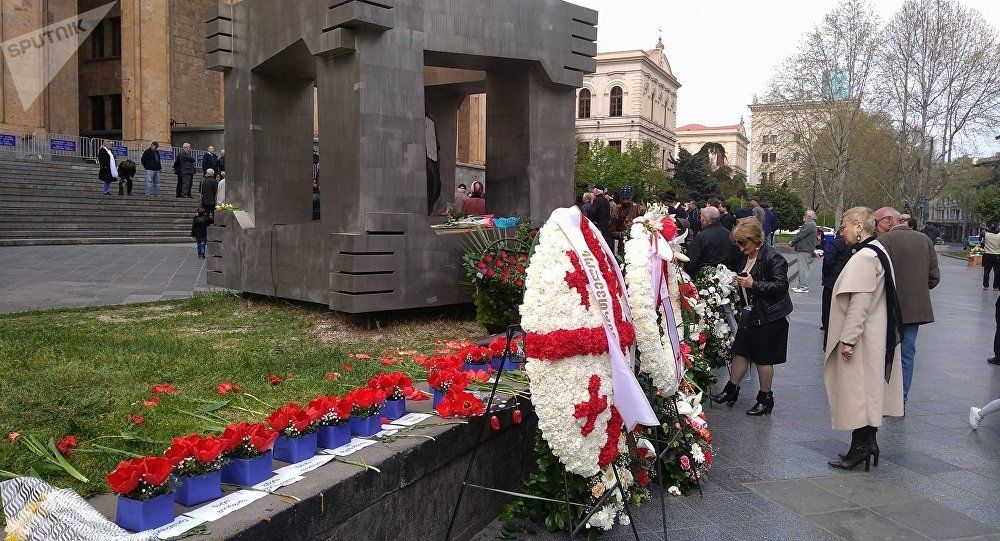 Վրաստանում հիշում են 1989 թվականի ապրիլի 9-ի  խորհրդային զորքի պատժիչ գործողությունների հետևանքով զոհվածներին