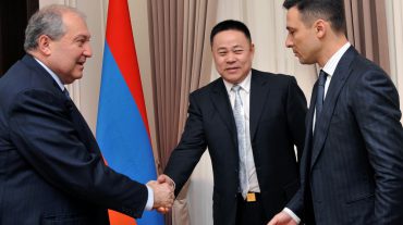 Արմեն Սարգսյանը հանդիպել է չինական ընկերության ղեկավարի հետ