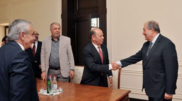 Արմեն Սարգսյանը հանդիպել է ՀՀ ստեղծագործական միությունների ղեկավարների հետ