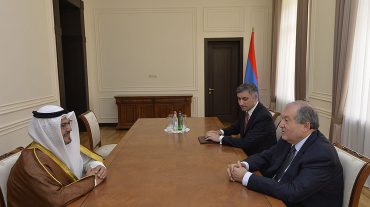 Արմեն Սարգսյանն ընդունել է Հայաստանում Քուվեյթի արտակարգ և լիազոր դեսպանին