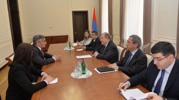 Արմեն Սարգսյանն ընդունել է «Կոնրադ Ադենաուեր» հիմնադրամի ներկայացուցչին
