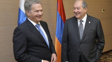Արմեն Սարգսյանը հանդիպել է Ֆինլանդիայի նախագահի հետ