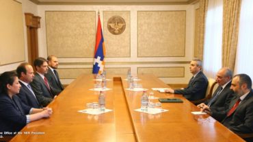 Արցախի նախագահն ընդունել է HALO Trust կազմակերպության պատվիրակության անդամներին