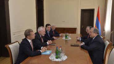 Արմեն Սարգսյանն ընդունել է ԵԱՀԿ Մինսկի խմբի համանախագահներին