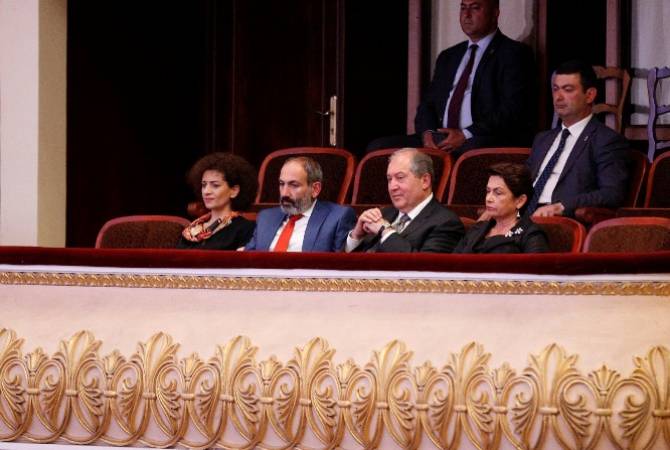Վարչապետը և նախագահը ներկա են գտնվել Արամ Խաչատրյանի միջազգային մրցույթի բացման արարողությանը