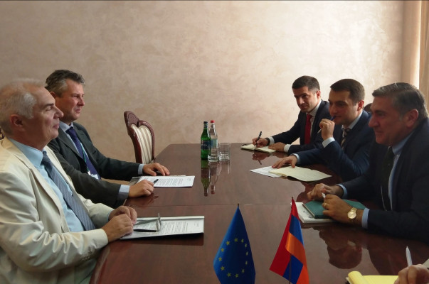 Գյուղնախարարը ԵՄ պատվիրակության ղեկավարի հետ քննարկել է գյուղատնտեսական ապահովագրությանը վերաբերող մի շարք հարցեր