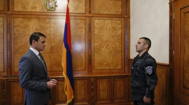 Վալերի Օսիպյանը սպայական կոչումներ է շնորհել