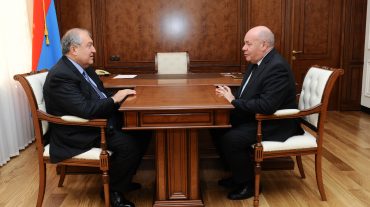Նախագահ Արմեն Սարգսյանն ընդունել է Միխայիլ Շվիդկոյին