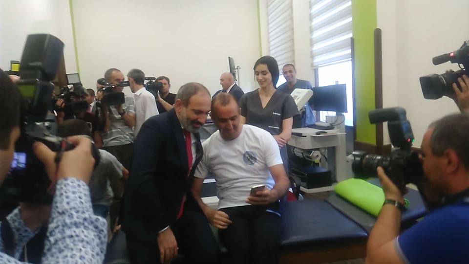 Նիկոլ Փաշինյանն այցելել է «Հայրենիքի պաշտպանի վերականգնողական կենտրոն»