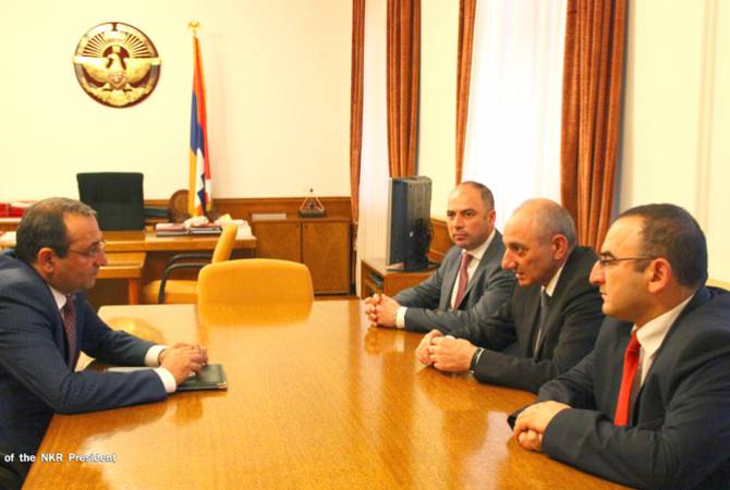 Բակո Սահակյանն ու Արծվիկ Մինասյանը քննարկել են Արցախի և ՀՀ-ի տնտեսական համագործակցության հարցեր
