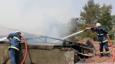 Շաղատ գյուղում հրդեհի հետևանքով 2 բնակիչ է տուժել