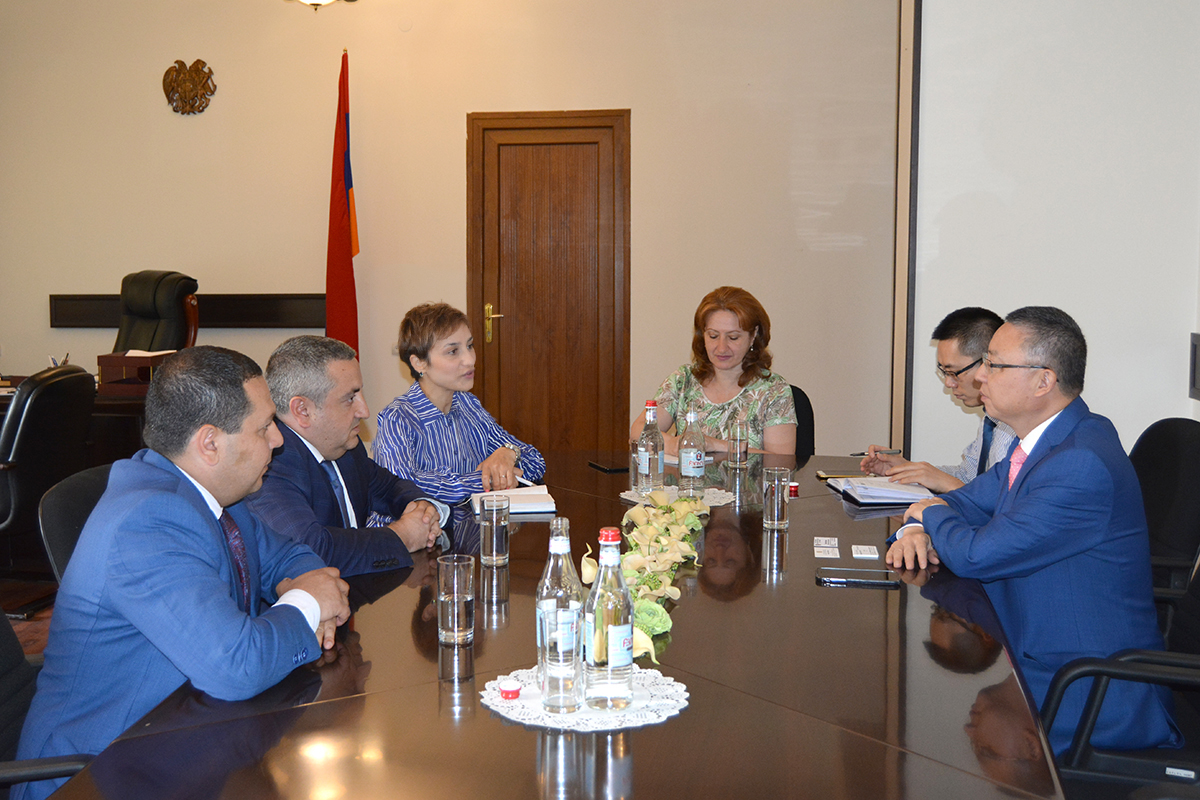 Հայաստանն ու Չինաստանը կակտիվացնեն համագործակցությունը սննդամթերքի անվտանգության ոլորտում