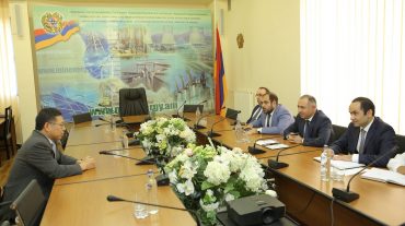Նախարար Գրիգորյանն ընդունել է Չինաստանի դեսպանին