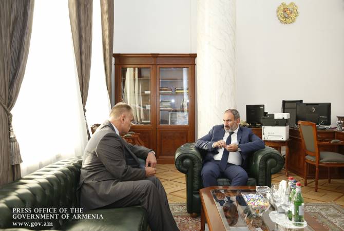 Վարչապետն ընդունել է «Հարավկովկասյան երկաթուղի» ՓԲԸ-ի գլխավոր տնօրենին