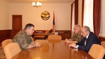 Բակո Սահակյանը և ՀՀ ԶՈՒ գլխավոր շտաբի պետը հանդիպել են
