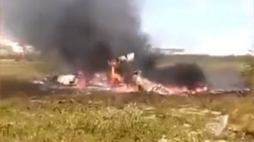 Ми-8 ուղղաթիռի կործանման վայրից տեսանյութ է հրապարակվել