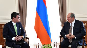 Նախագահն ընդունել է Ճապոնիայի արտաքին գործերի նախարարին