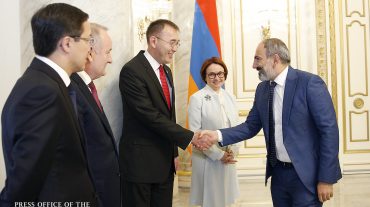 Վարչապետն ընդունել է ԵԱՏՄ պետությունների ԿԲ նախագահներին