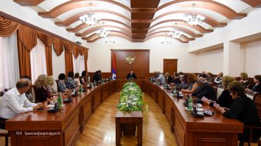 Արցախի պետնախարարն ընդունել է «Հայաստան» համահայկական հիմնադրամի մի խումբ ներկայացուցիչների