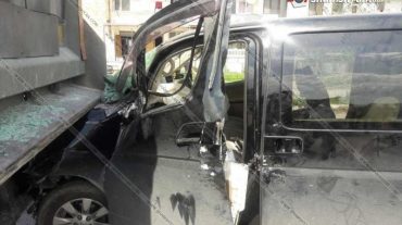 Վարդենիսում բախվել են «Nissan Elgrand»-ն ու բեռնատար «Scania»-ն. կա վիրավոր