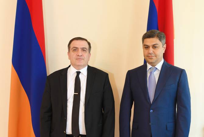 ԱԱԾ տնօրեն Արթուր Վանեցյանն ընդունել է ՀՀ-ում Վրաստանի արտակարգ և լիազոր դեսպանին