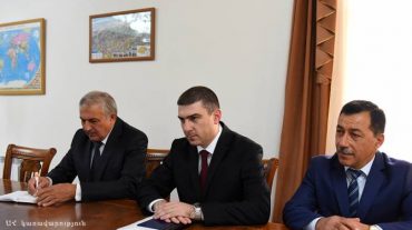 ԱՀ պետնախարարն ընդունել է ՀՀ գլխավոր հարկադիր կատարողին