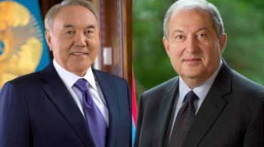 Ղազախստանի նախագահը շնորհավորել է Արմեն Սարգսյանին Անկախության տոնի առթիվ