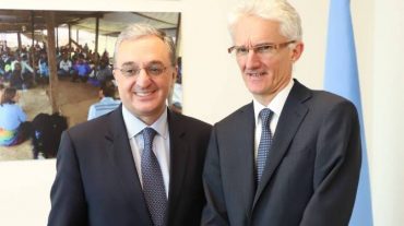 Զոհրաբ Մնացականյանը համատեղ ծրագրեր է քննարկել ՄԱԿ-ի գլխավոր քարտուղարի տեղակալի հետ