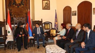Սփյուռքի նախարարը Դամասկոսում հանդիպել է հայ համայնքի ներկայացուցիչների հետ