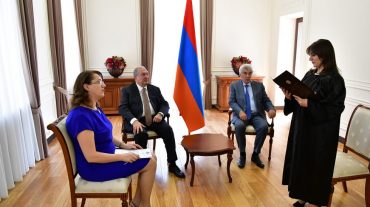 ՀՀ նախագահի նստավայրում դատավորի երդման արարողություն է տեղի ունեցել