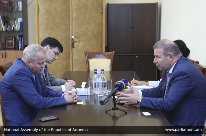 Միքայել Մելքումյանը հանդիպել է ՌԴ դեսպան Սերգեյ Կոպիրկինի հետ