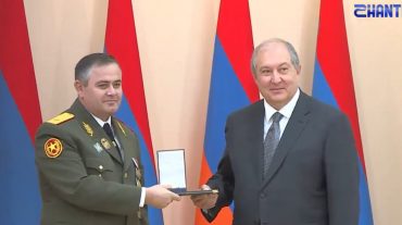 ՀՀ ԶՈՒ Գլխավոր շտաբի պետ Արտակ Դավթյանը գեներալ-լեյտենանտի կոչում ստացավ
