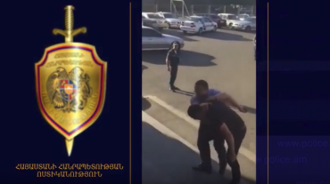 Բերման են ենթարկվել Միհրան Պողոսյանի և Արայիկ Գրիգորյանի ուղեկիցները, որոնք ԱԺ մոտ հայհոյել էին ցուցարարներին