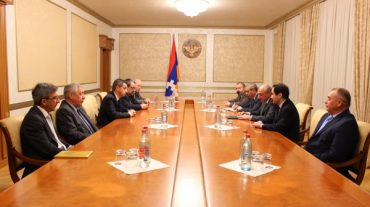 Բակո Սահակյանն ընդունել է Ֆրանսիայի Սենտ Էտիեն քաղաքի պատվիրակությանը