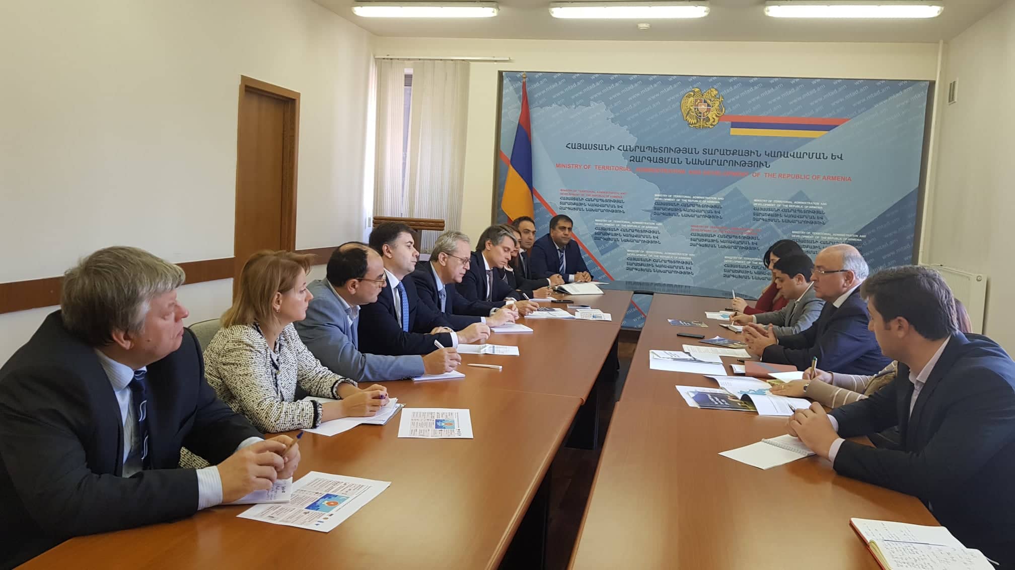 Վաչե Տերտերյանն ընդունել է ՄԱԿ-ի զարգացման ծրագրի և ՌԴ կառավարական պատվիրակության ներկայացուցիչներին