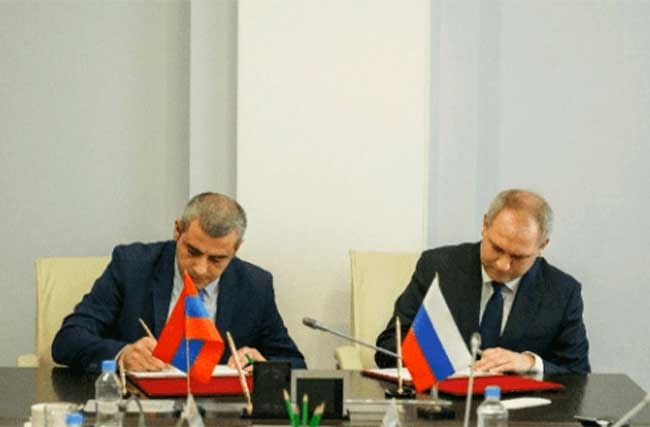 Մոսկվայում ստորագրվել է հայ-ռուսական արդյունաբերական ձեռնարկությունների կոոպերացիոն համագործակցության միջոցառումների ճանապարհային քարտեզը