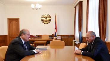 Արմեն Սարգսյանը հանդիպել է Արցախի նախագահ Բակո Սահակյանի հետ
