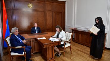 Հանրապետության նախագահի նստավայրում տեղի է ունեցել նորանշանակ դատավորների երդման արարողությունը