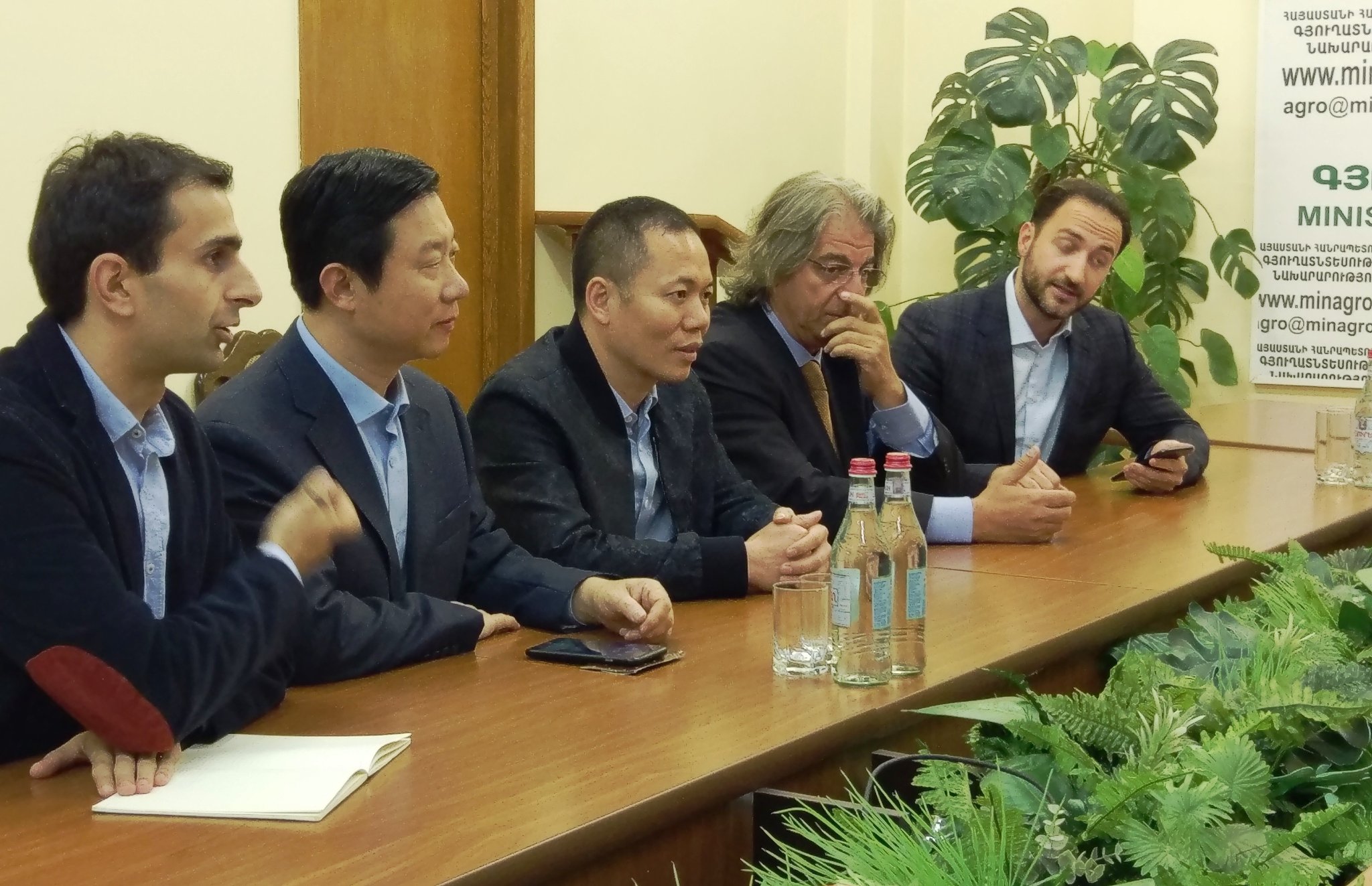 Չինացի գործարարները հետաքրքրված են գյուղատնտեսության ոլորտում Հայաստանի հետ համագործակցությամբ